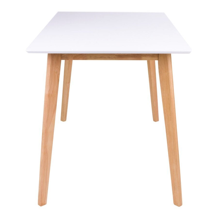 House N Vojens Dining Table - 120 cm - White / Natural