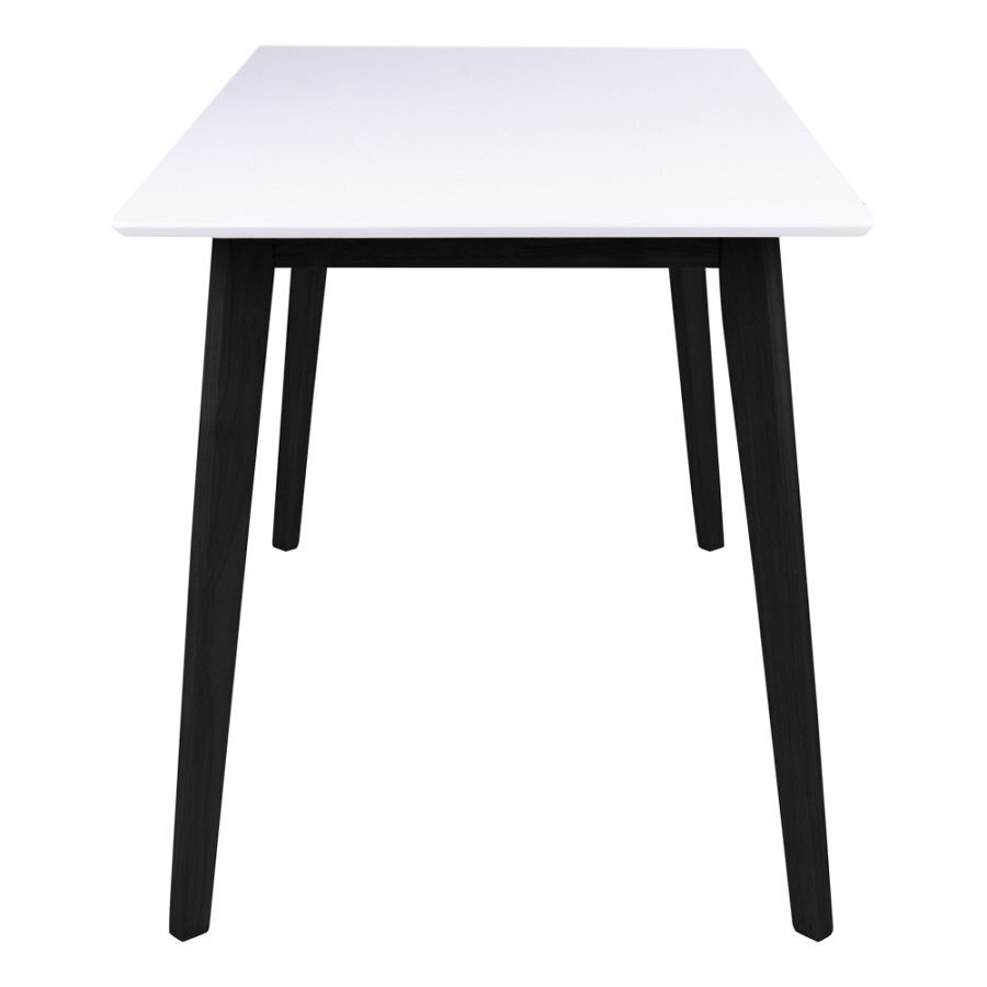 House N Vojens Dining Table - 120 cm - White / Black