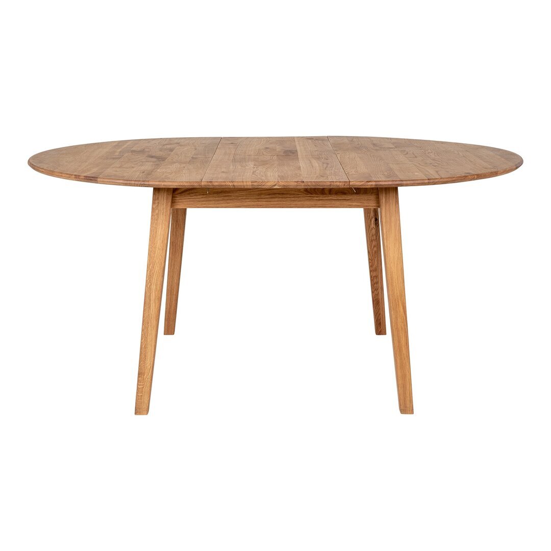 House N Metz Dining Table Built-in Extension Plate w. Butterfly Function -  Esstisch ausziehbar -  Nature Oiled Oak