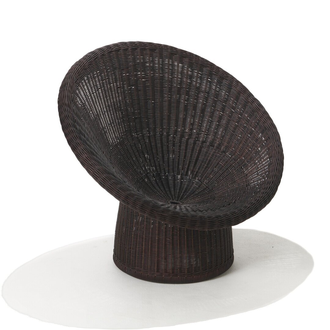 Lampert Rattansessel E 10 - Dunkelbraun