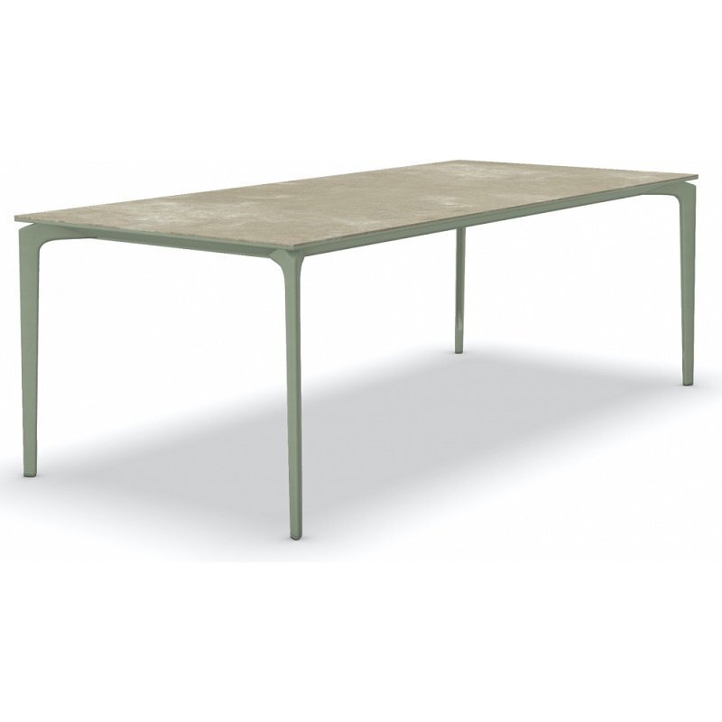 Fast AllSize Tisch mit Platte aus Feinsteinzug, Hazel - Grüner Tee