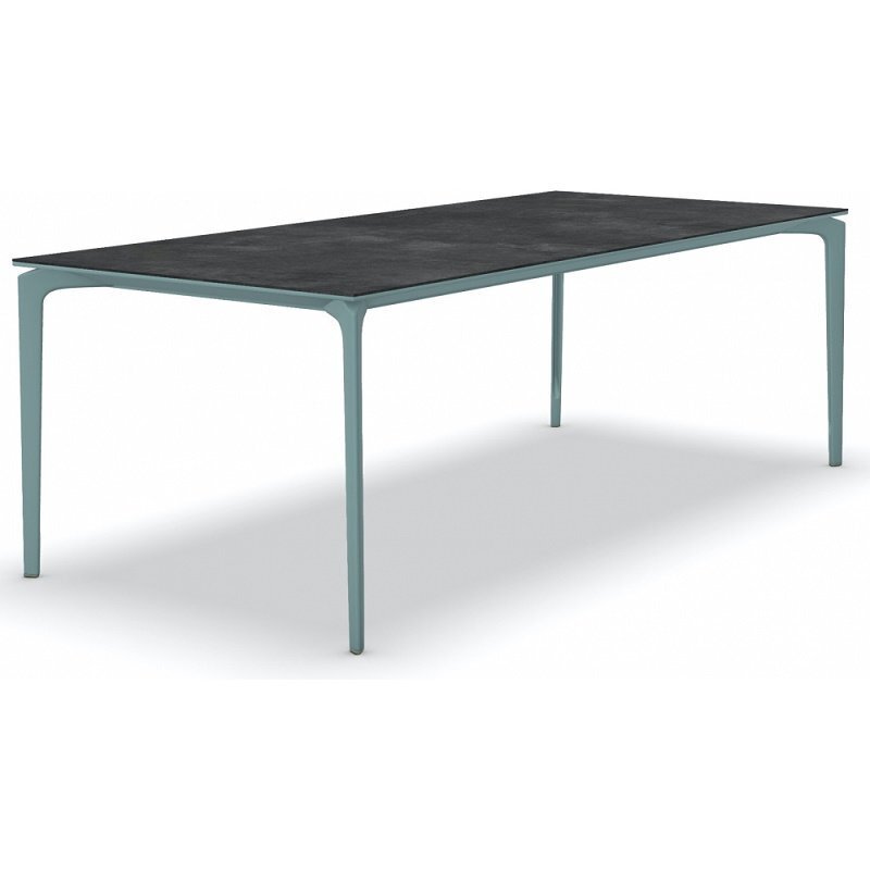 Fast AllSize Tisch mit Platte aus Feinsteinzug, Night - Pastellhellblau