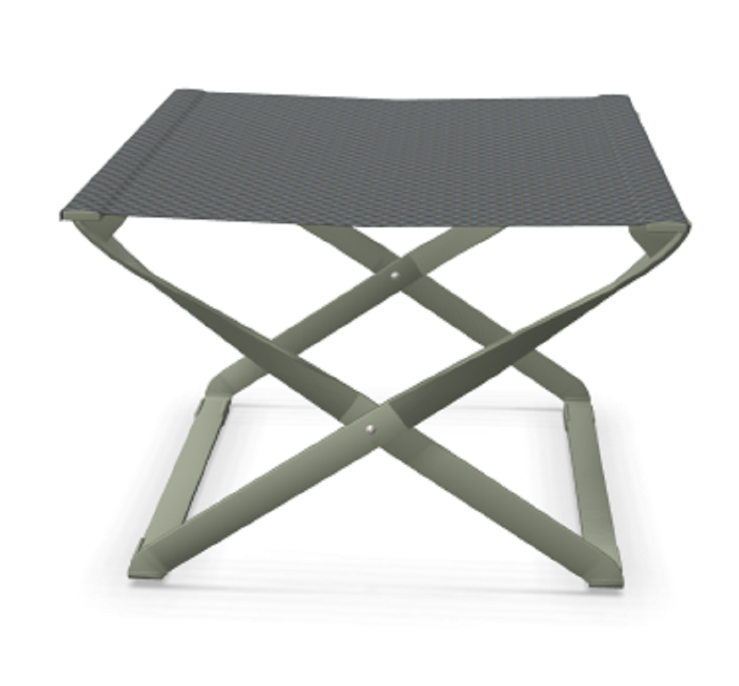 EMU Ciak Sitzpouf Beinauflage klappbar - 35 Graugrün - 300/66 Grau