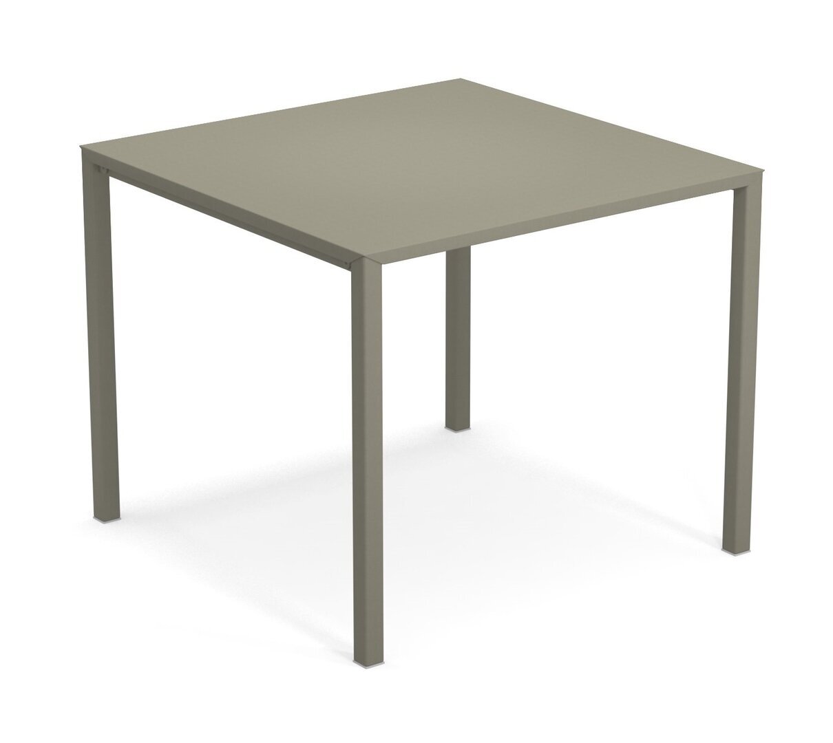 EMU Urban Tisch quadratisch stapelbar-90x90 - 37 Graugrün