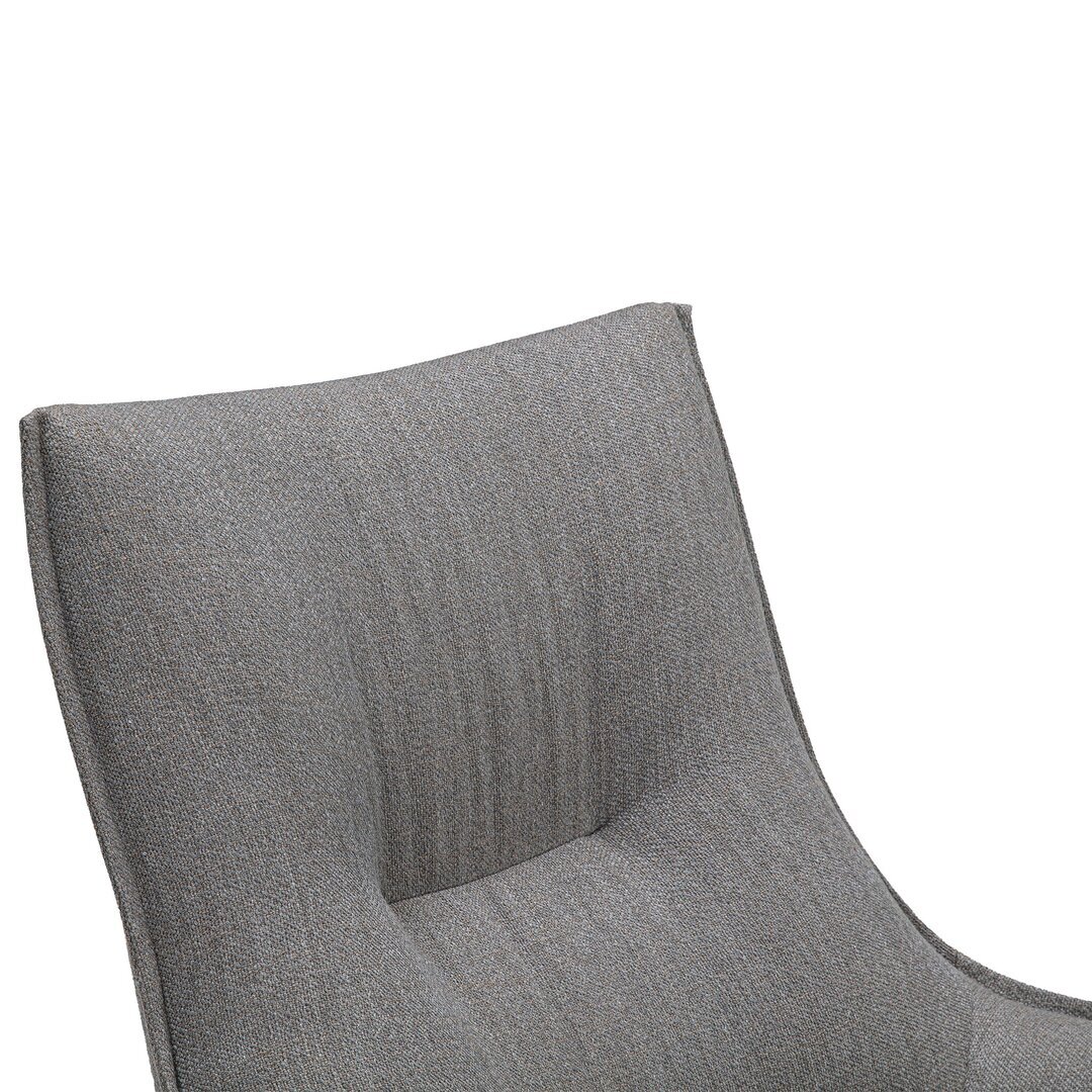 Wendelbo Aloe high back chair - Loungesessel - Black powder coated steel - Monta col. 06