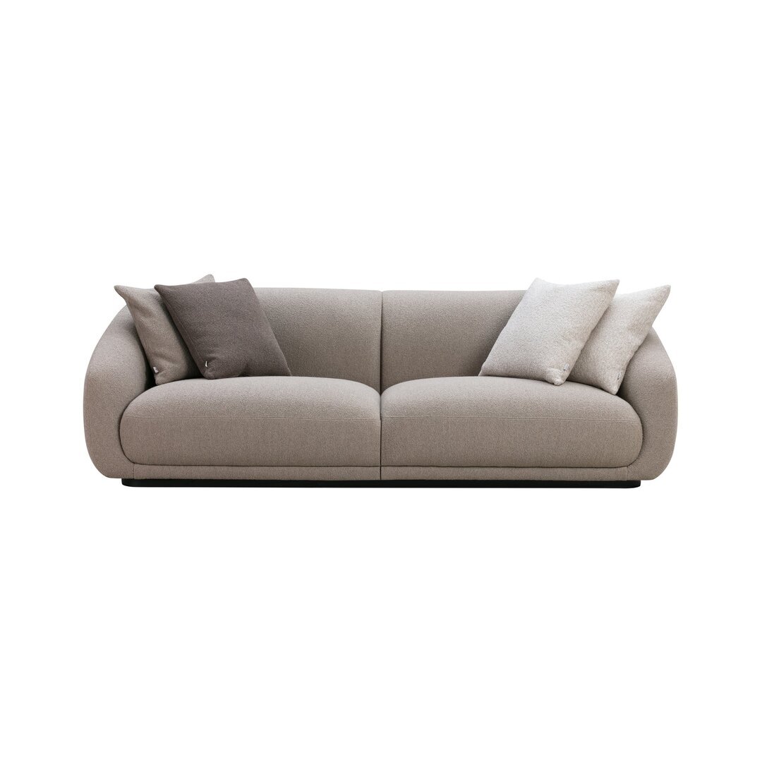 Wendelbo Montholon 2.5 Sitzer Sofa - Black Stained Oak - Cuddle Col. 04