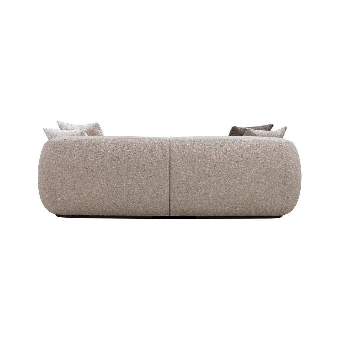Wendelbo Montholon 2.5 Sitzer Sofa - Black Stained Oak - Cuddle Col. 04