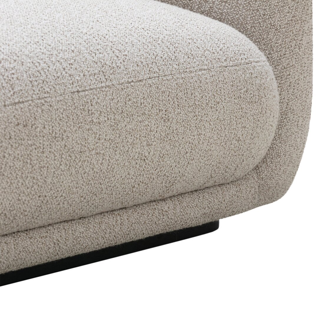 Wendelbo Montholon 3 Sitzer Sofa - Black Stained Oak - Bosa Col. 04