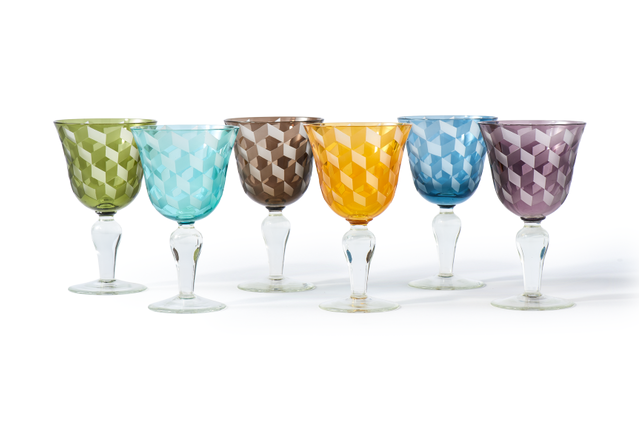 Pols Potten Blocks Wine Glasses