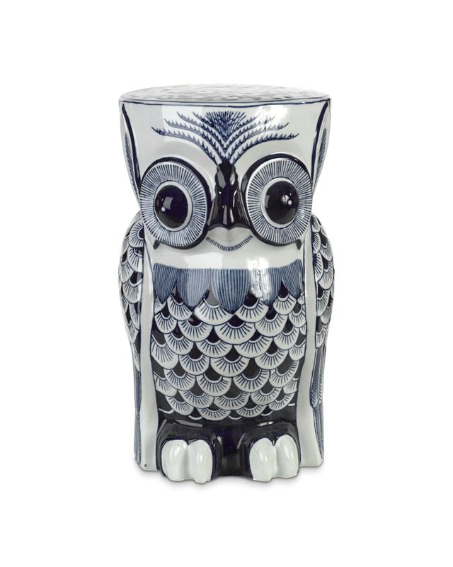 Pols Potten Flower Owl Stool