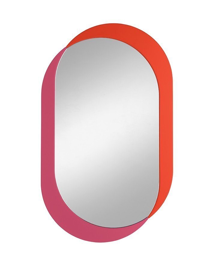 Kimo Wandspiegel Medium- Watermelon / coral