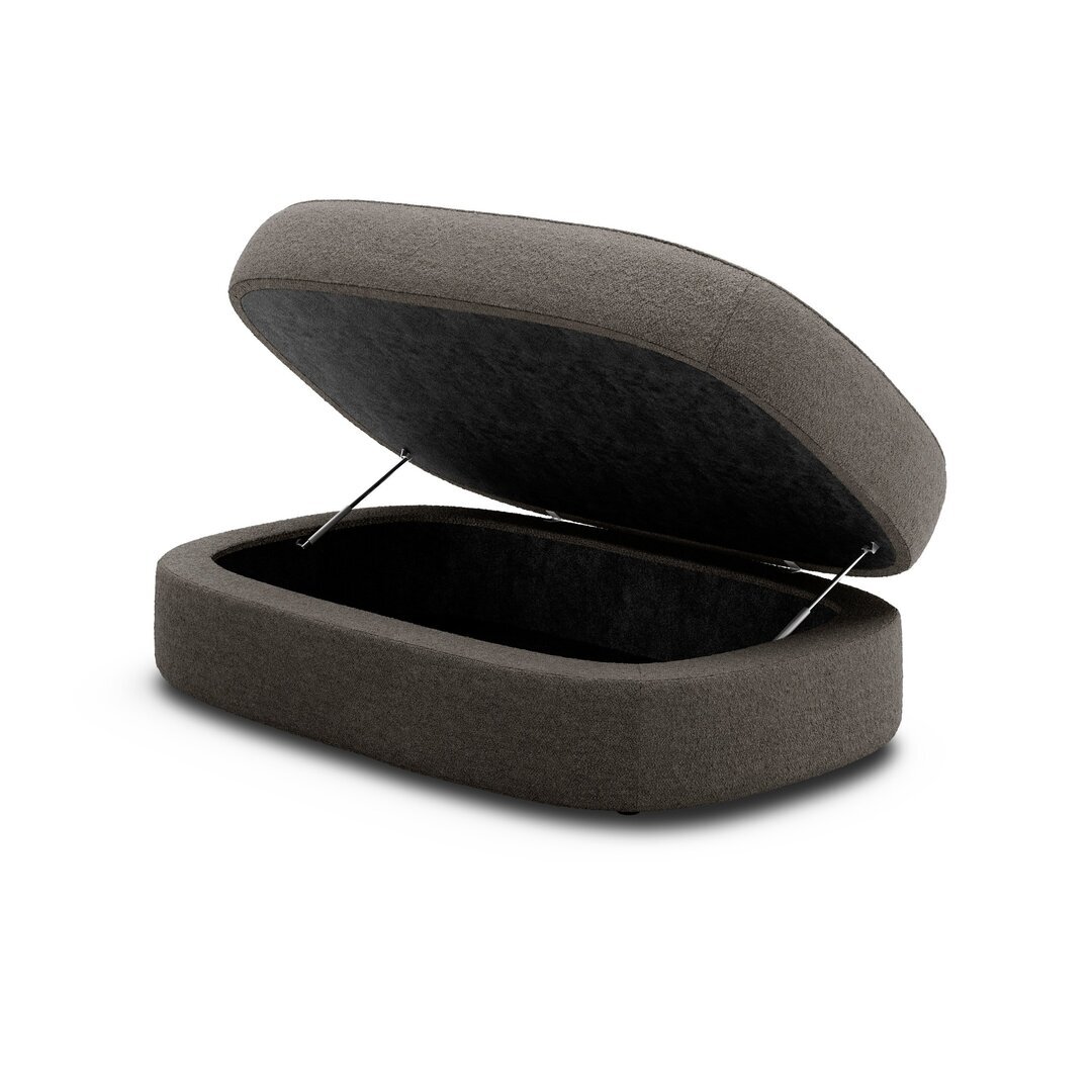 New Works Covent Pouf - Hocker - Large - Dark Taupe
