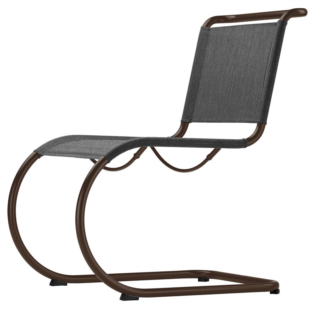 Thonet S 533 N All Seasons Outdoor Freischwinger - Schokobraun