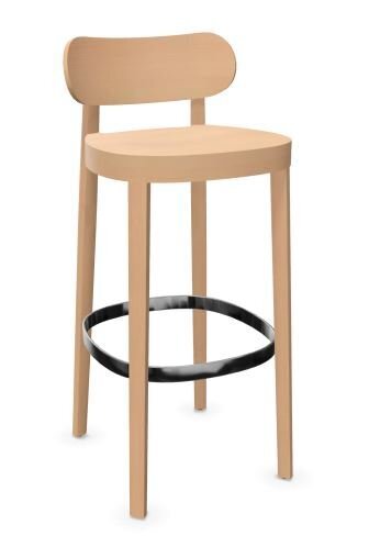 Thonet 118 MH Barhocker- Buche aufgehellt (TP 107) gebeizt