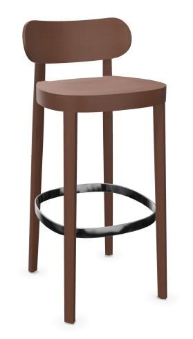 Thonet 118 MH Barhocker- Buche nussbaum (TP 24) gebeizt