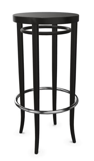 Thonet 204 MH | Barhocker- Buche schwarz (TP 29) gebeizt
