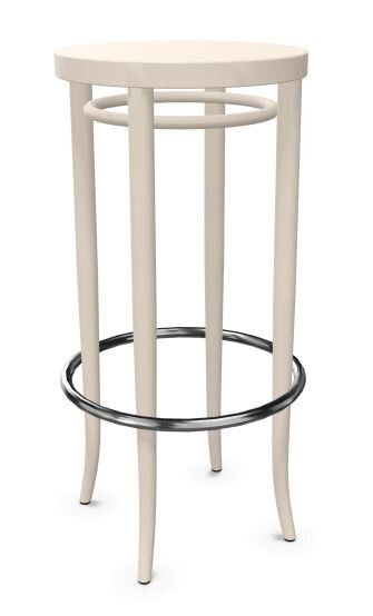 Thonet 204 MH | Barhocker- Buche weiß (TP 200) lasiert