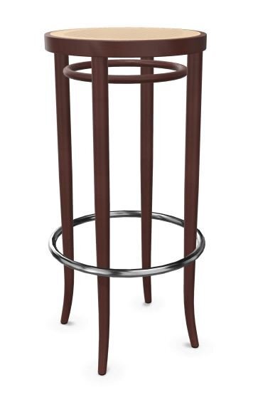 Thonet 204 RH | Barhocker- Buche mahagoni (TP 34) gebeizt