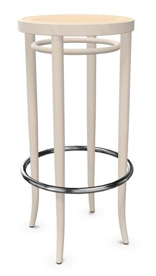 Thonet 204 RH | Barhocker- Buche weiß (TP 200) lasiert