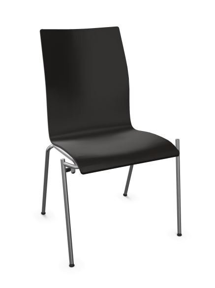 Thonet S 168 | Stahlrohrstuhl- Buche schwarz (TP 29) gebeizt