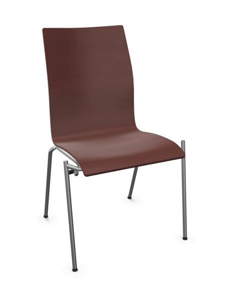 Thonet S 168 | Stahlrohrstuhl- Buche mahagoni (TP 34) gebeizt