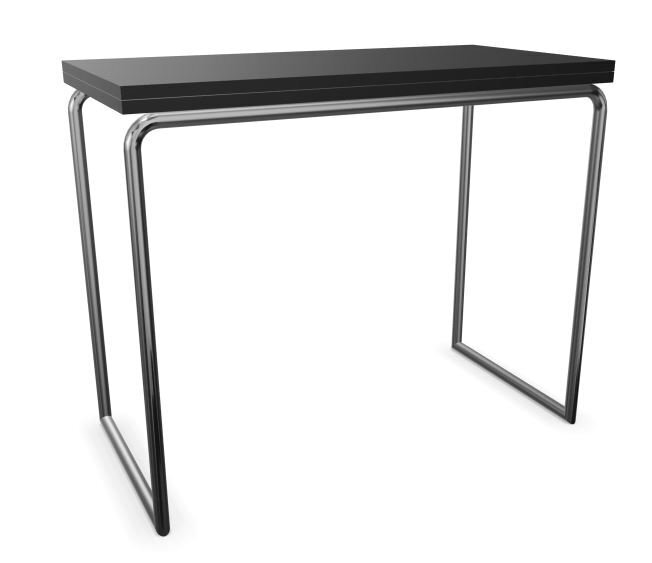 Thonet B 109 | Tisch aufklappbar- Geschlossen
