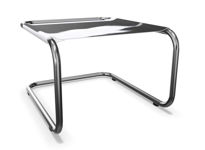 Thonet S 35 LVH | Hocker- Kuhfell schwarz/weiß