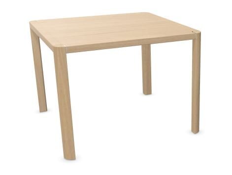 Thonet 1140 | Vierbeintisch- Eiche aufgehellt, 100 x 100 cm