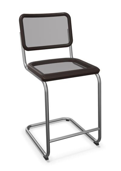 Thonet S 32 NHT | Thekenhocker- Buche dunkelbraun (TP 89) gebeizt