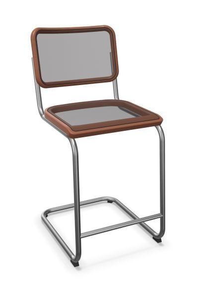 Thonet S 32 VH | Barhocker- Buche kirschbaum (TP 44) gebeizt