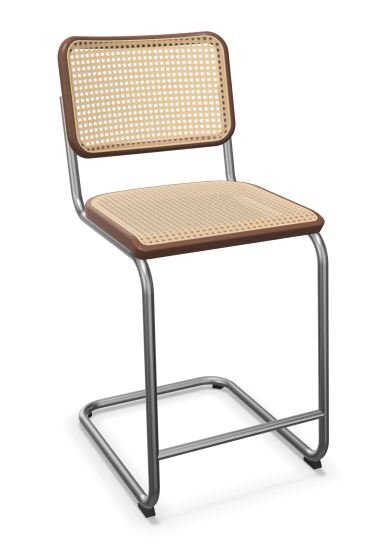 Thonet S 32 VHT | Thekenhocker- Buche nussbaum (TP 24) gebeizt