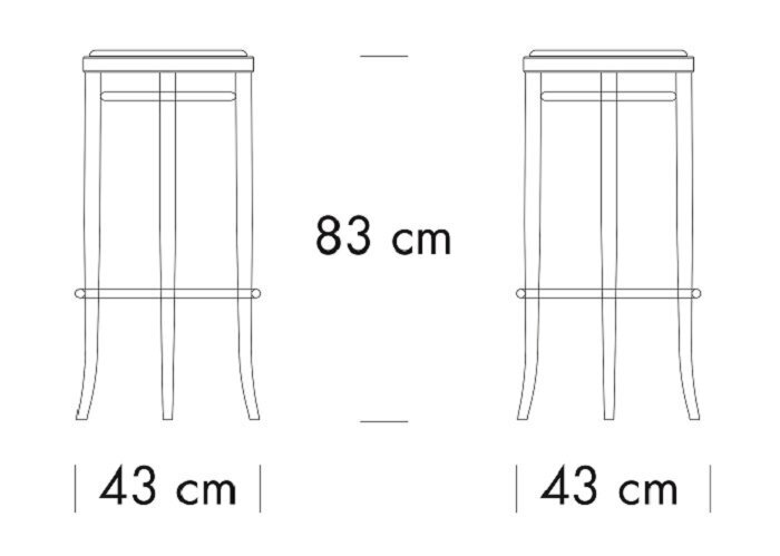 Thonet 204 PH | Barhocker