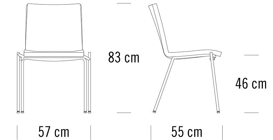 Thonet S 162 PV | Stahlrohrstuhl