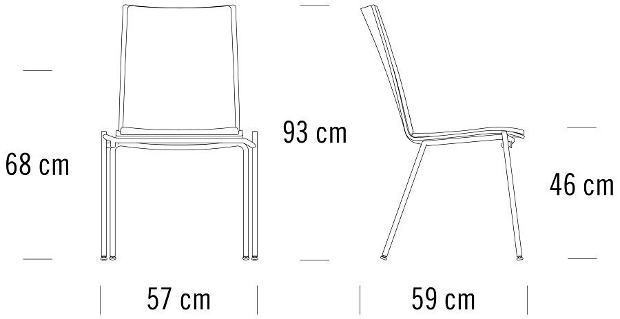 Thonet S 164 PV | Stahlrohrstuhl