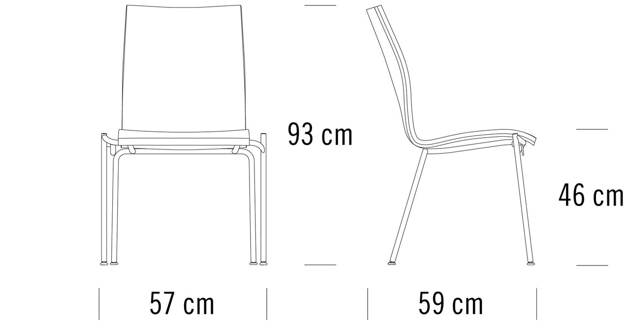 Thonet S 168 PV | Stahlrohrstuhl