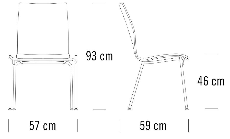 Thonet S 168 SP | Stahlrohrstuhl 