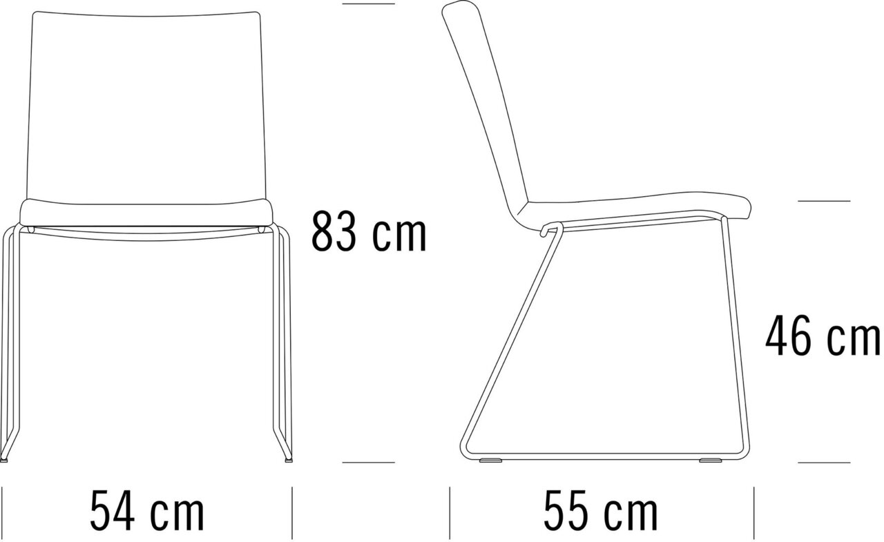 Thonet S 182 PVST | Stahldrahtstuhl