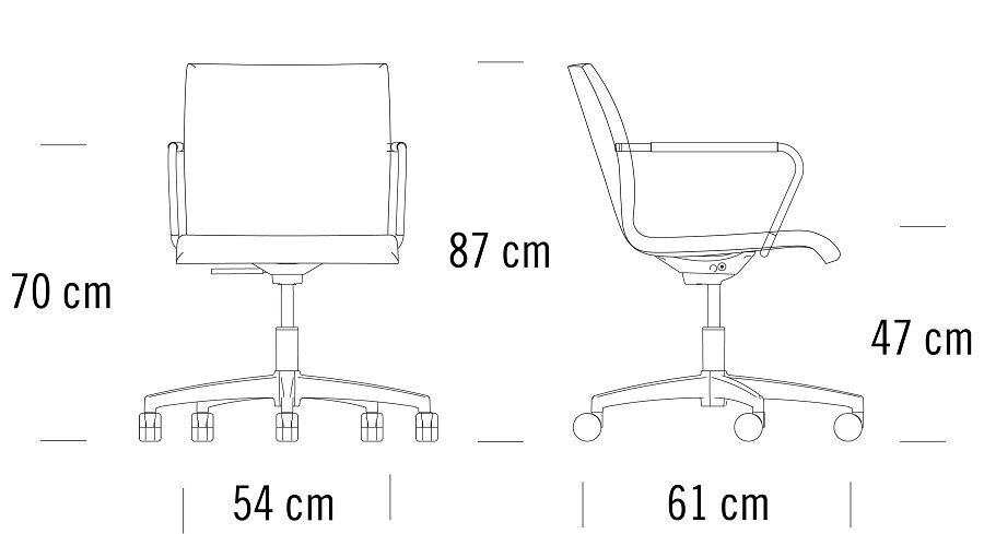 THONET S 55 PFDRW EVO | DREHSESSEL
