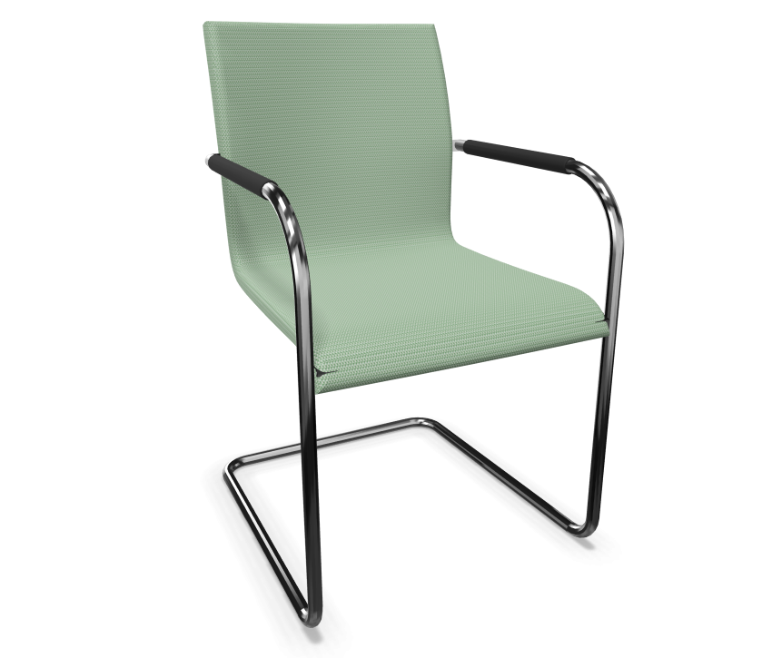 THONET S 55 PF EVO | FREISCHWINGER - Credo aloe (Stoff III)