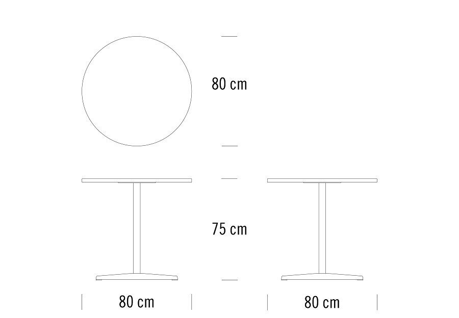 THONET 1818 | SÄULENTISCH