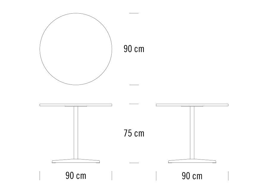 THONET 1818 | SÄULENTISCH