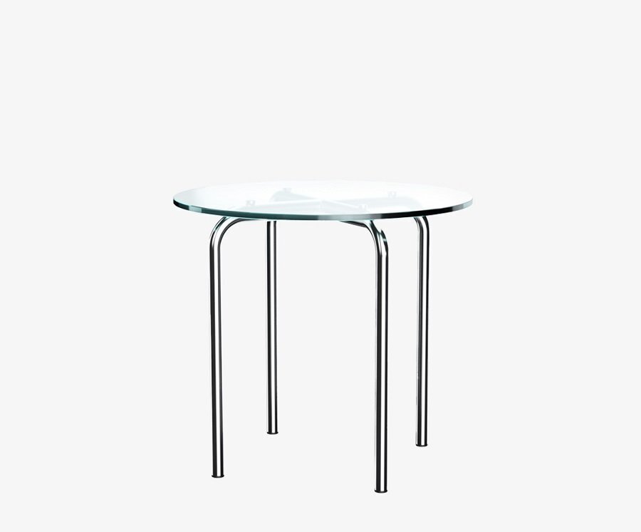 Thonet MR 517 | Beistell- Und Satztisch - chrom  -  Klarglas