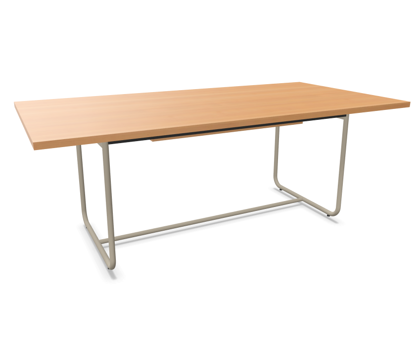 warmgrau (TS 3005) lackiert  -  Buche natur (TP 17)