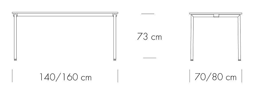 THONET S 1196/2 | KLAPPTISCH