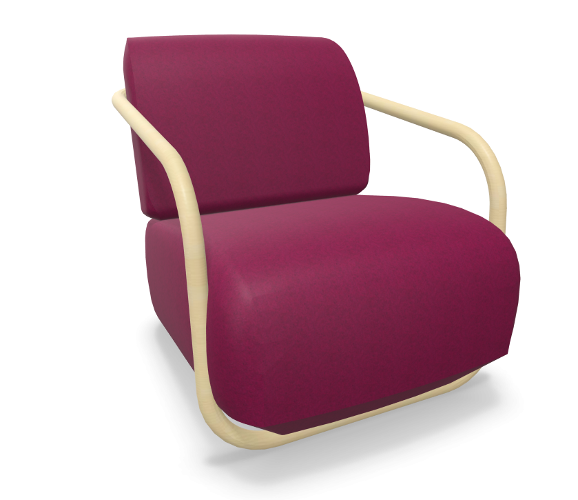 Esche hell geölt  -  Divina Melange 3 620 pink (Stoff IV)
