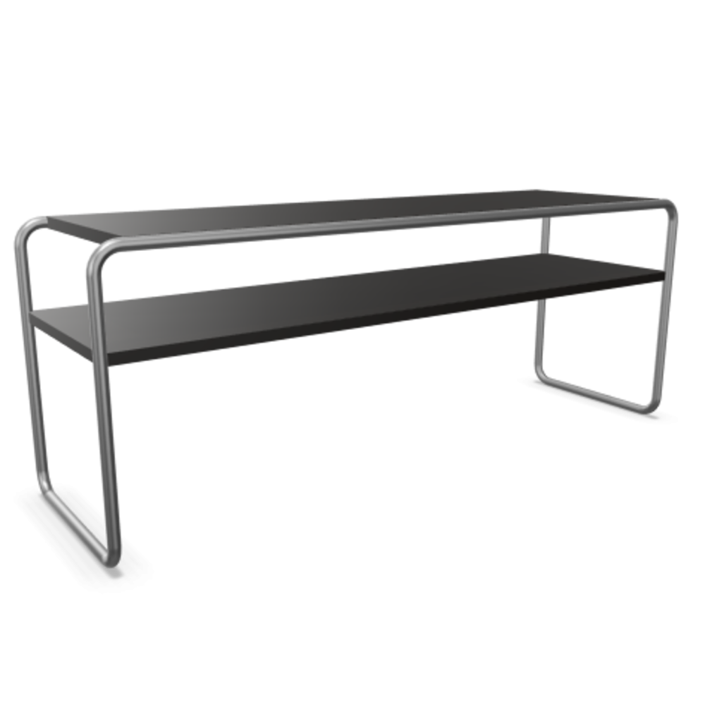 Thonet S 43 Klassik-Chrom-Buche Schwarz (TP 29) gebeizt I