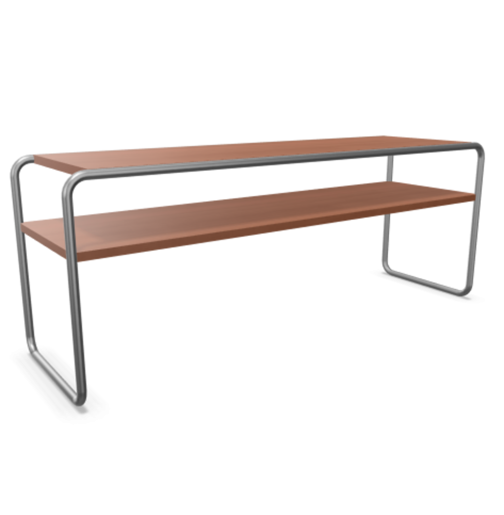 Thonet S 43 Klassik-Chrom-Buche Kirschbaum (TP 44) gebeizt I