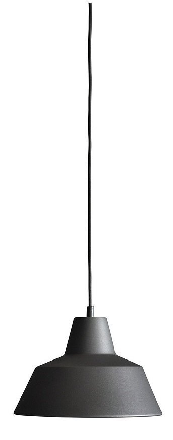 Made by Hand Workshop Lamp W2 Pendelleuchte Anthrazit Schwarz