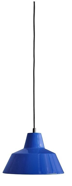Made by Hand Workshop Lamp W2 Pendelleuchte Blau