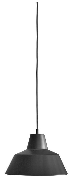 Made by Hand Workshop Lamp W2 Pendelleuchte Schwarz Matt
